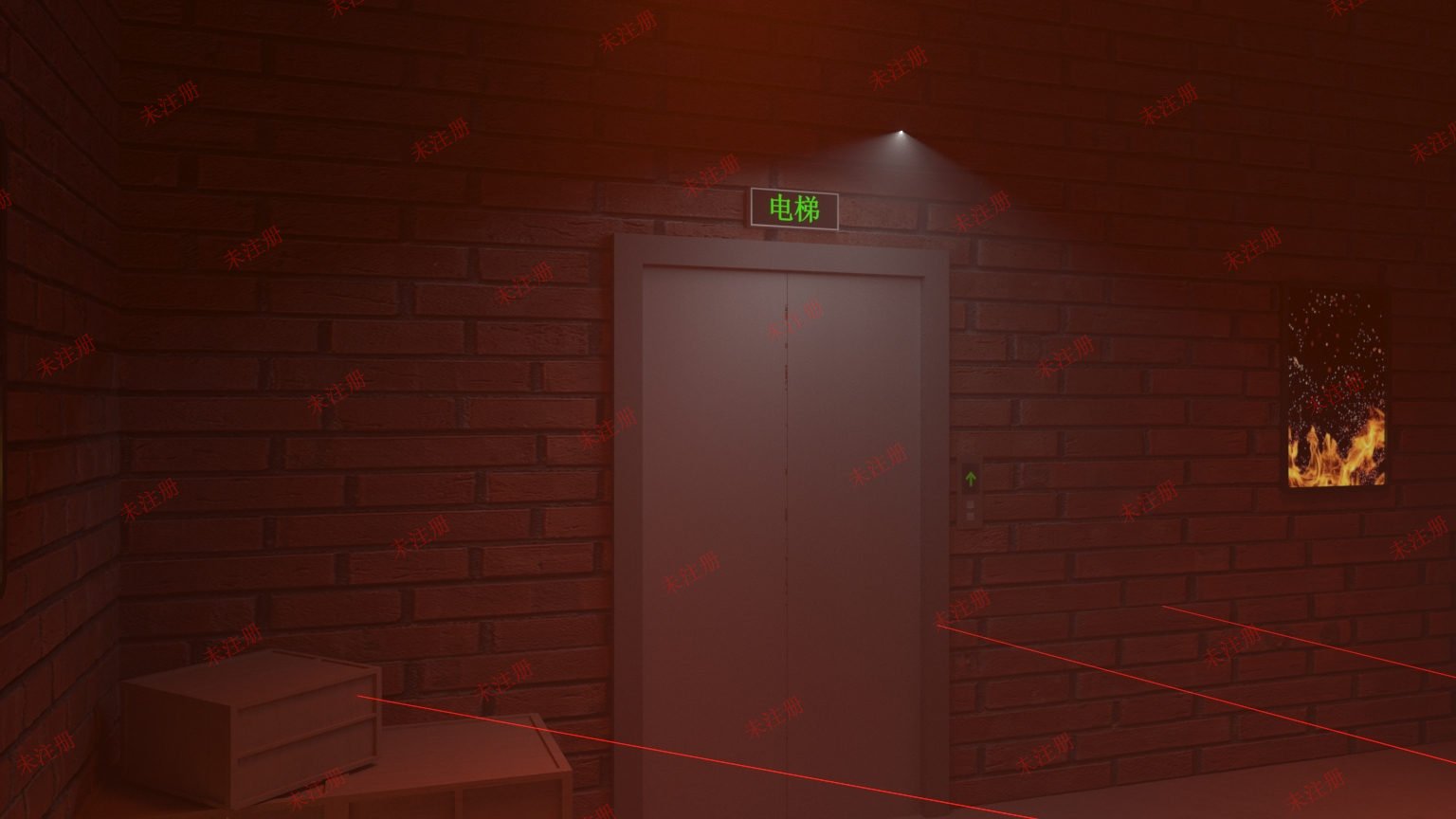 模拟消防安全逃生通道