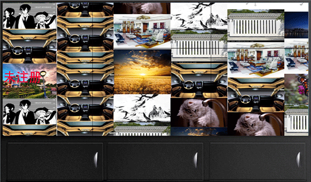 触摸数字展示魔墙