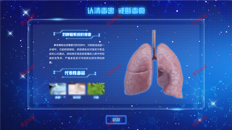 吸毒的危害模拟系统