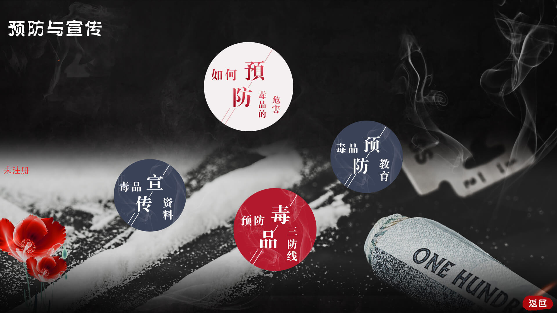 触摸禁毒知识互动学习系统