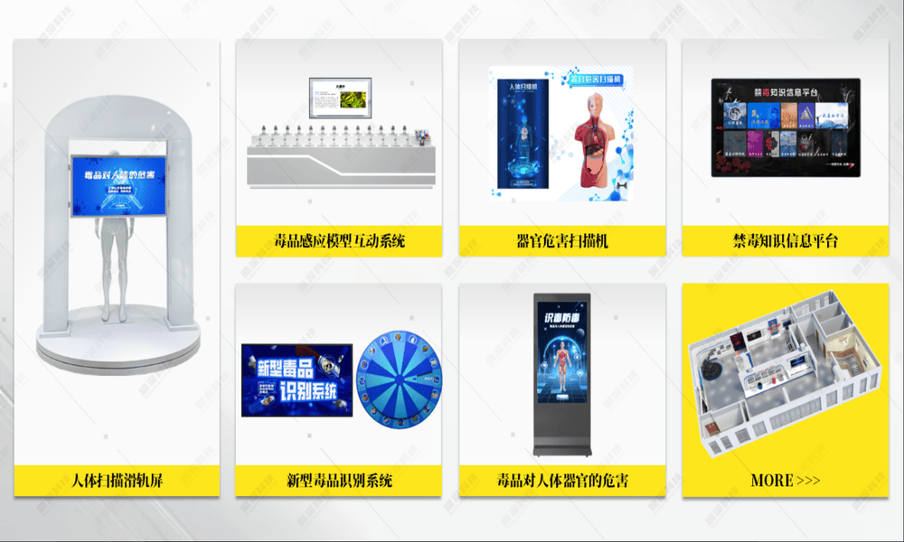 禁毒教育实践基地展厅设备