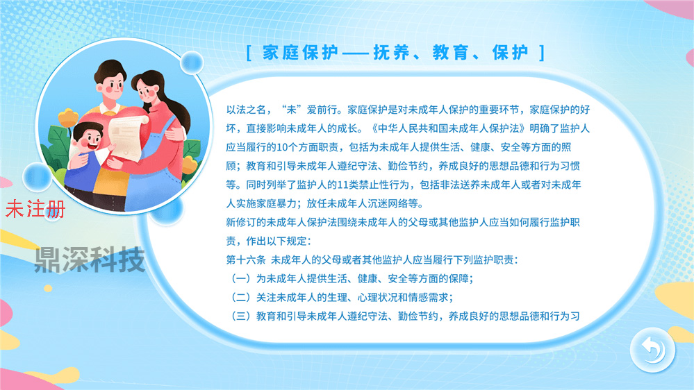 六大保护知识科普系统