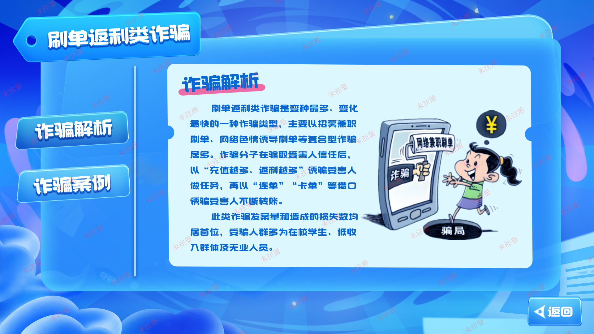 诈骗案例展示系统