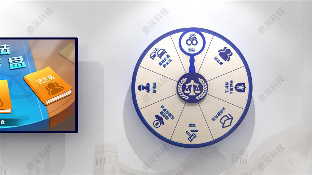 普法大转盘体验系统