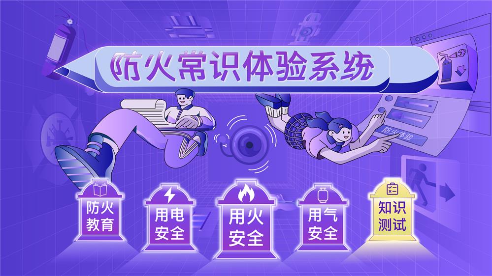 防火常识体验系统 防火常识学习系统 防火常识科