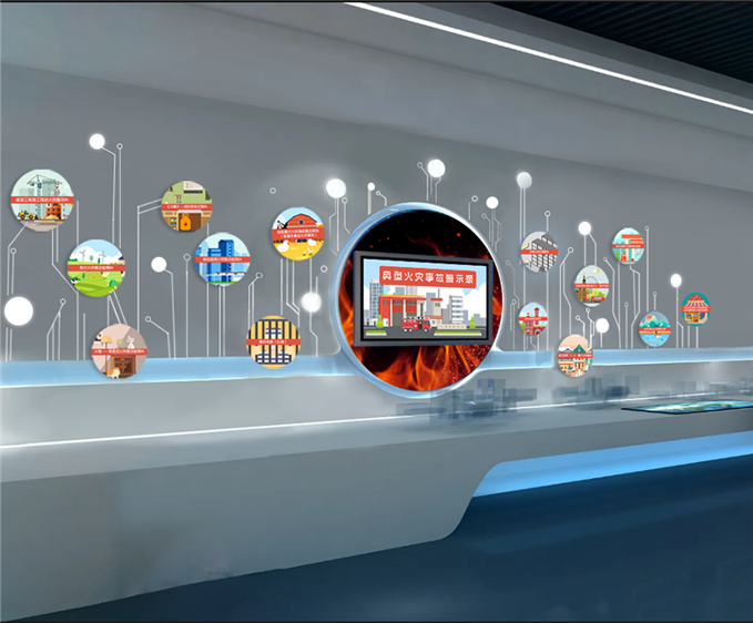 火灾案例识别互动系统 火灾案例展示系统 消防体