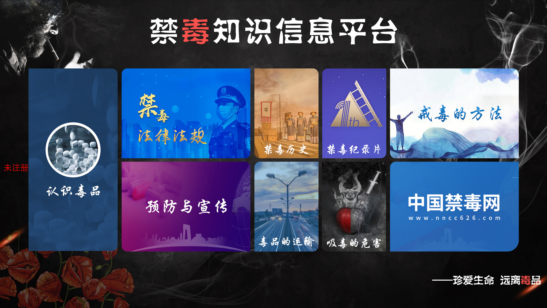 触摸禁毒知识互动学习系统 禁毒展厅互动系统