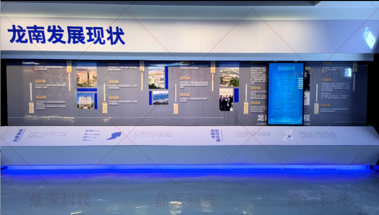 展厅展馆滑轨互动屏 滑轨屏互动 滑轨屏解决方案