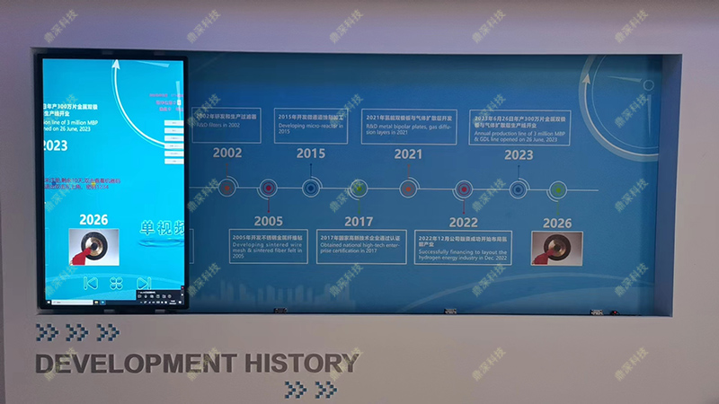 多功能滑轨展示屏_滑轨屏软件_展厅滑轨屏设计