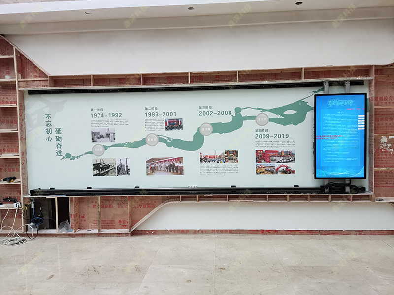 展厅滑轨互动触摸屏 滑轨屏软件 展厅滑轨屏软件