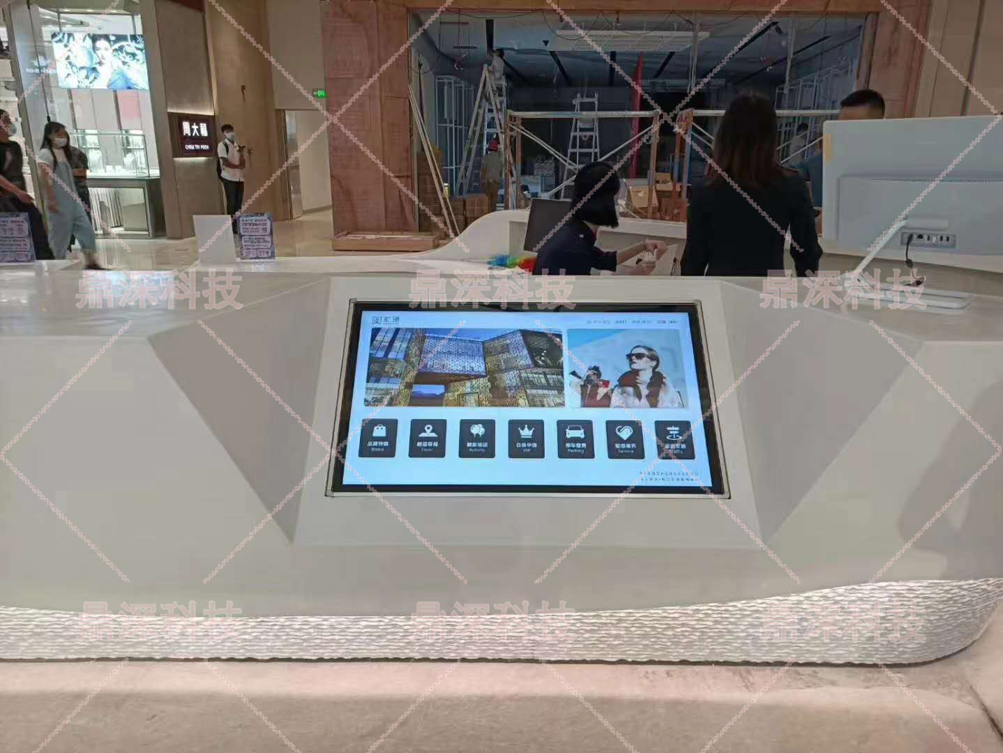 智慧商场导航定位系统-室内AR导航系统-导航导览