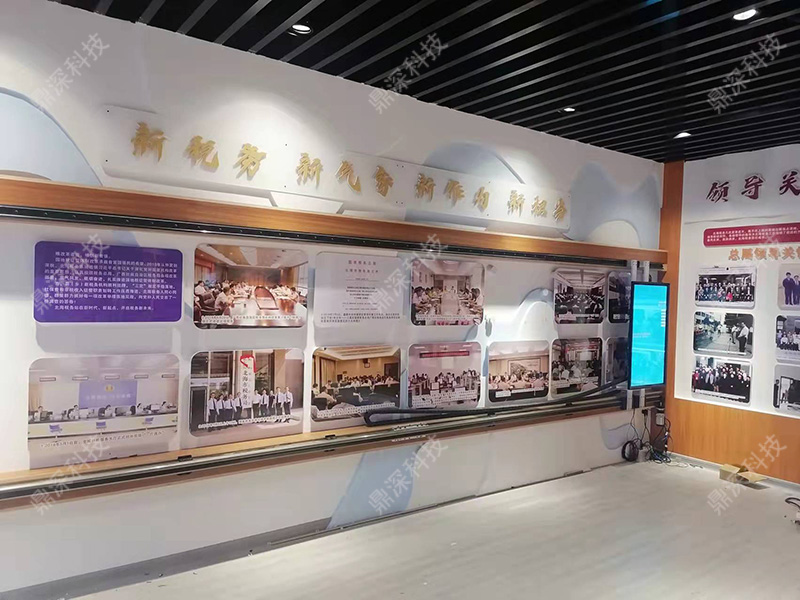 展厅滑轨互动体验屏系统-滑轨屏互动