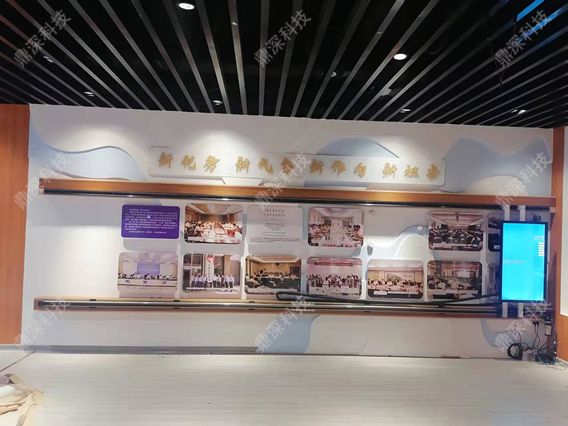互动滑轨屏展示体验系统 滑轨屏展示系统 滑轨屏