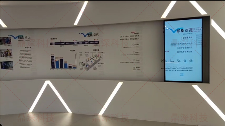 滑轨互动屏展示软件|电动滑轨屏软件|鼎深科技