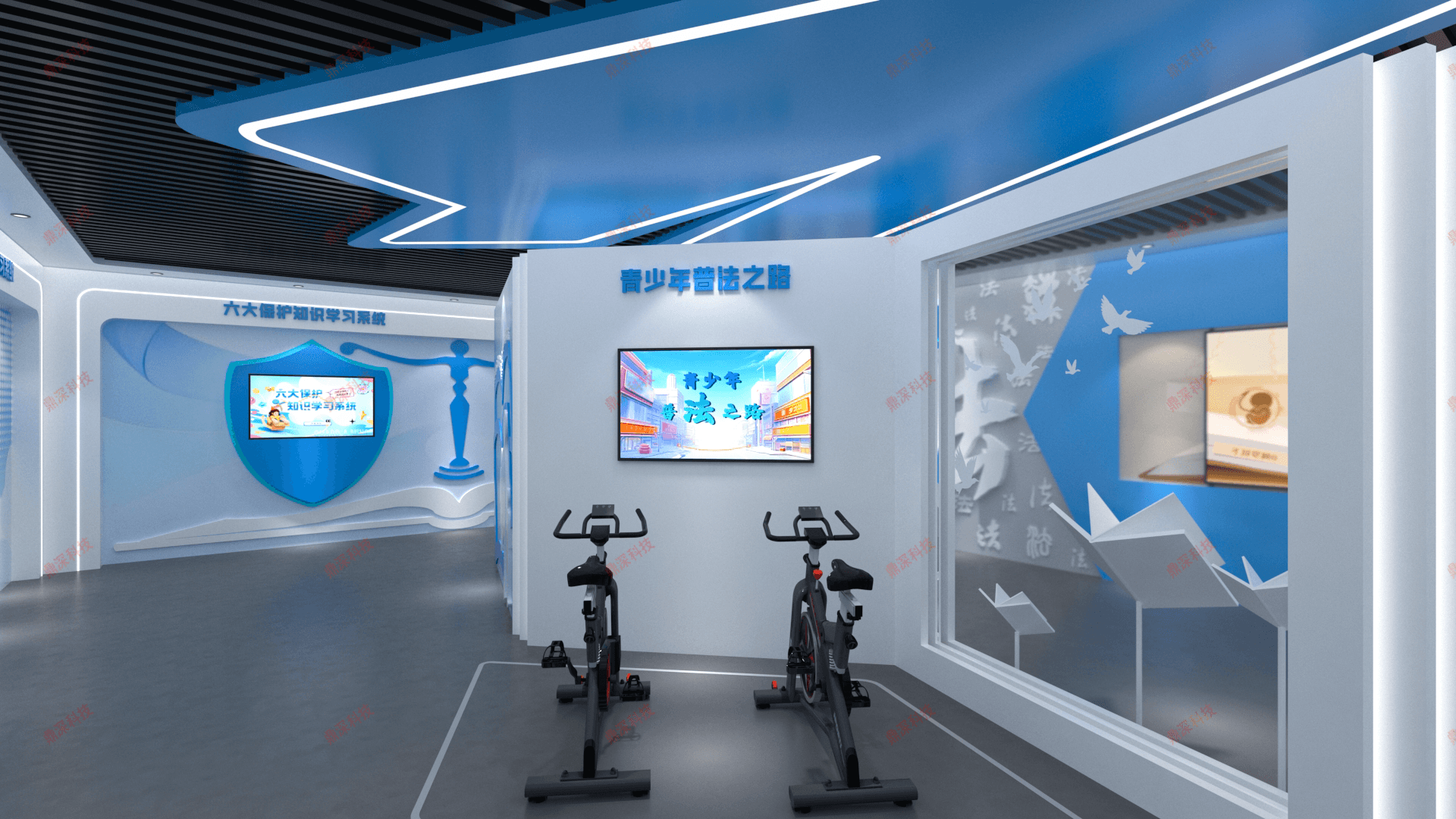 法治展厅互动设备-法治科普互动设备-法治教育展